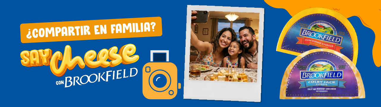 ¿Compartir en familia? Say Cheese con Brookfield