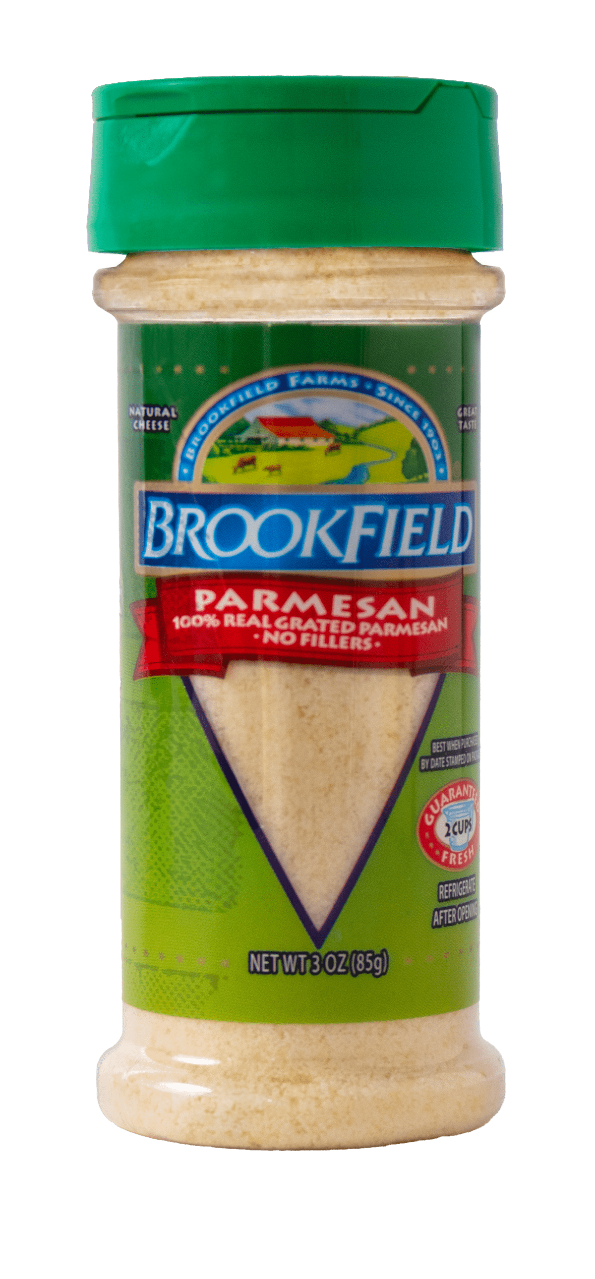 BROOKFIELD PARMESAN GRATED CHEESE -
                3oz