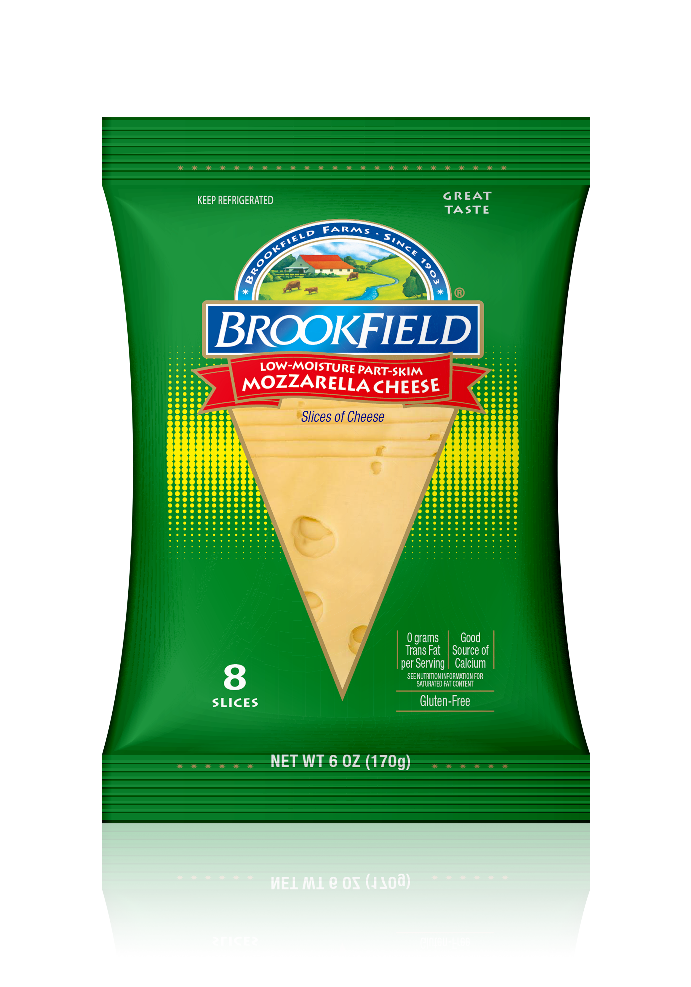 BROOKFIELD SLICED MOZZARELLA -
                8/6 OZ