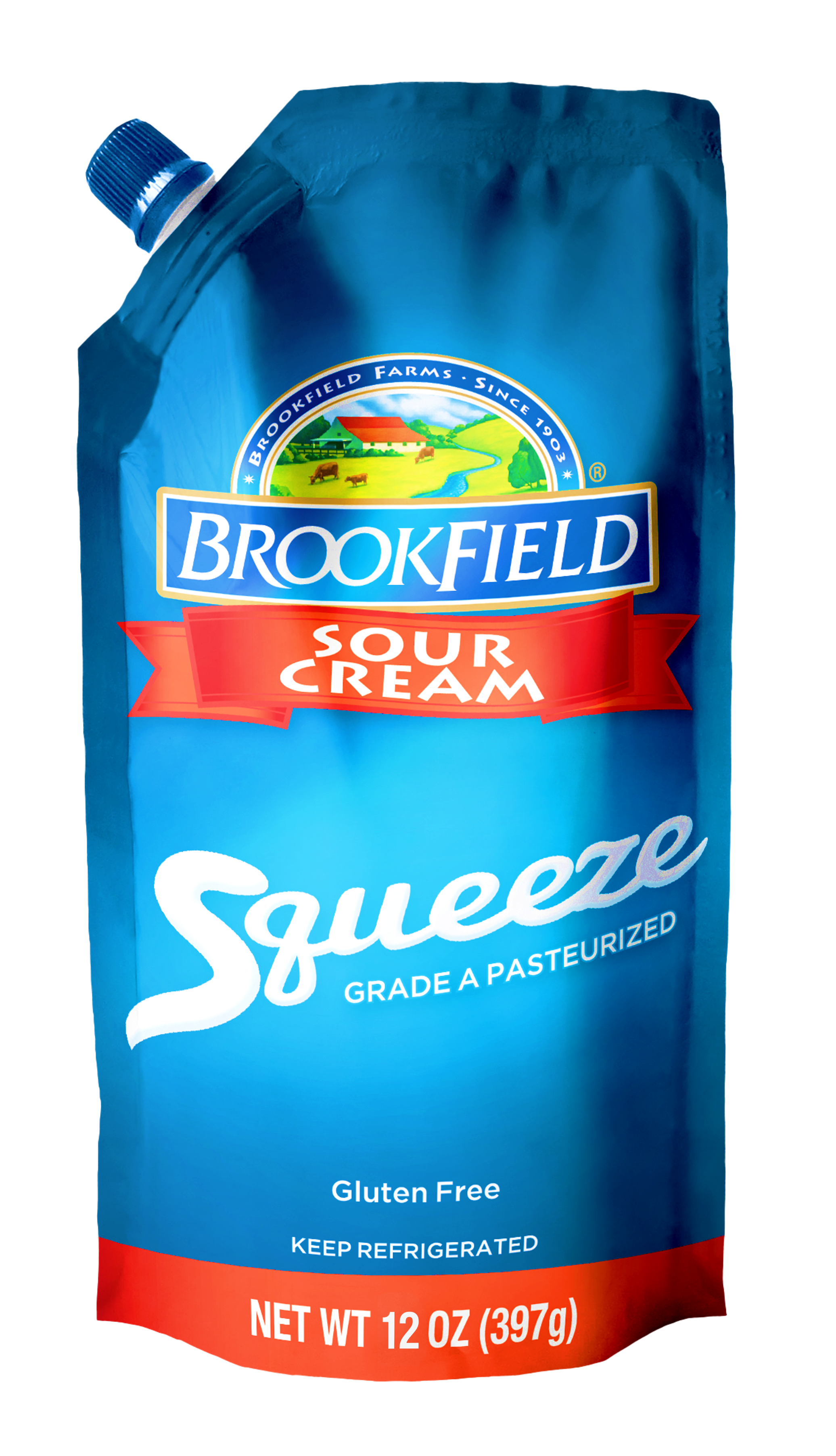 BROOKFIELD SQUEEZE SOUR CREAM -
                12 OZ