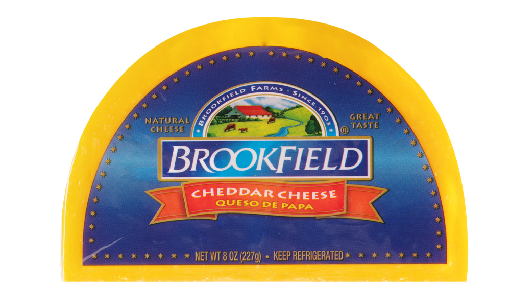 BROOKFIELD CHEDDAR CHEESE -
                8 OZ