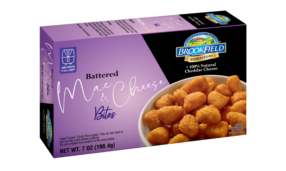 BROOKFIELD APPETIZERS MAC & CHEESE BITES -
                7 OZ