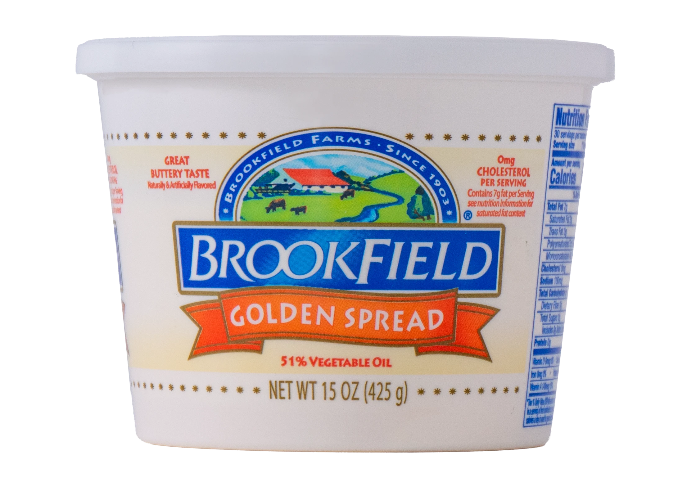 BROOKFIELD MARGARINE GOLDEN SPREAD -
                15 OZ