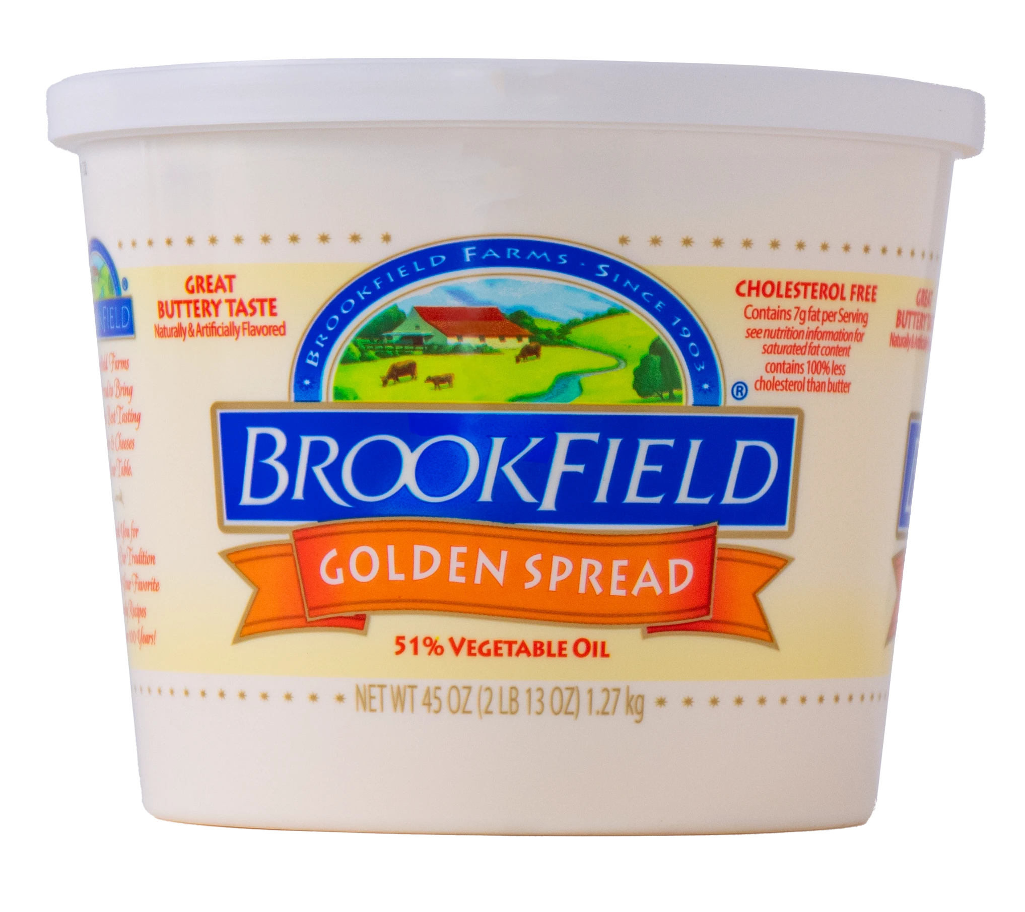 BROOKFIELD MARGARINE GOLDEN SPREAD -
                2 LB