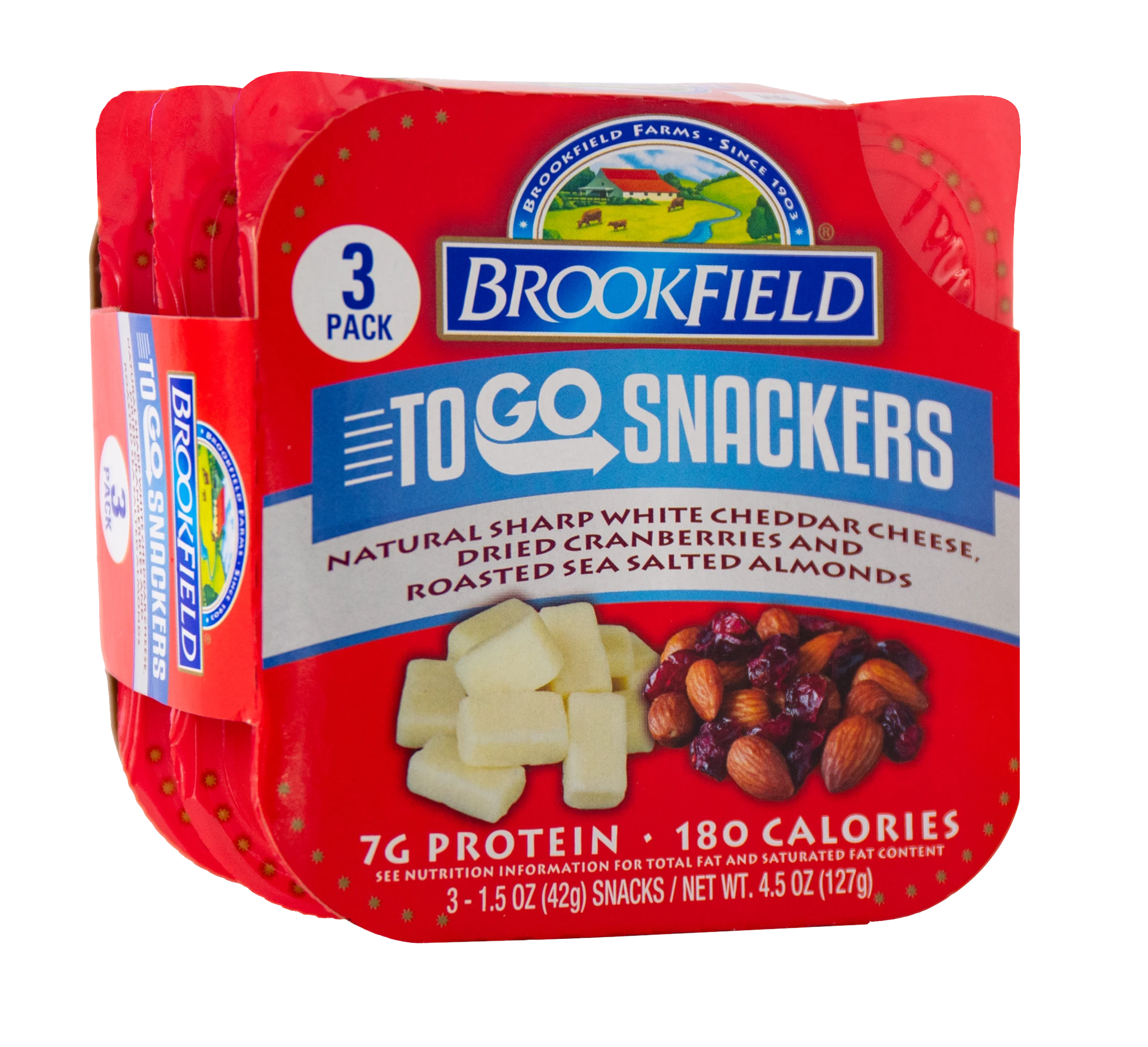 BROOKFIELD TO GO SNACKERS WHITE CHEDDAR -
                4.5 OZ