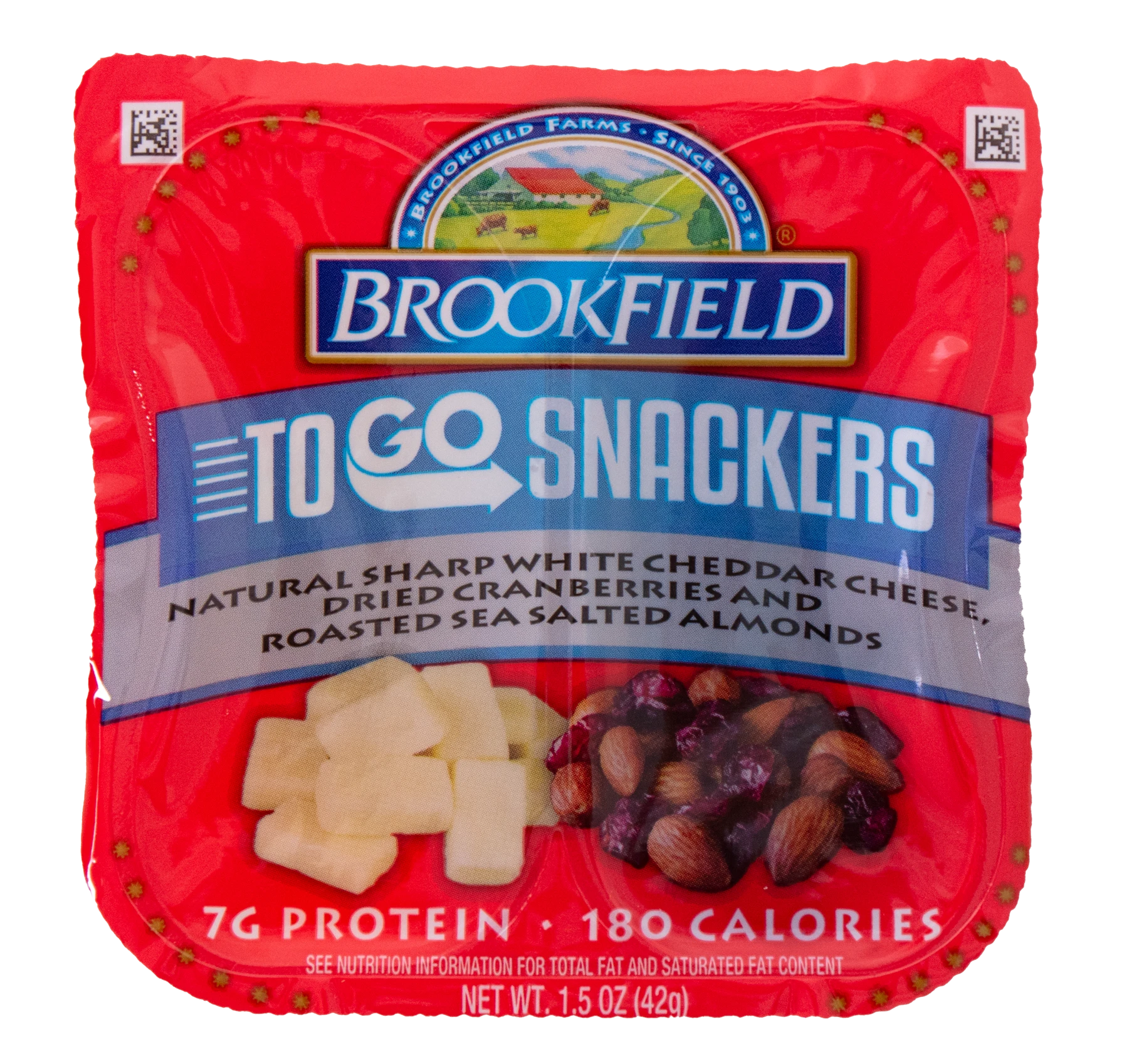 BROOKFIELD TO GO SNACKERS WHITE CHEDDAR -
                1.5 OZ