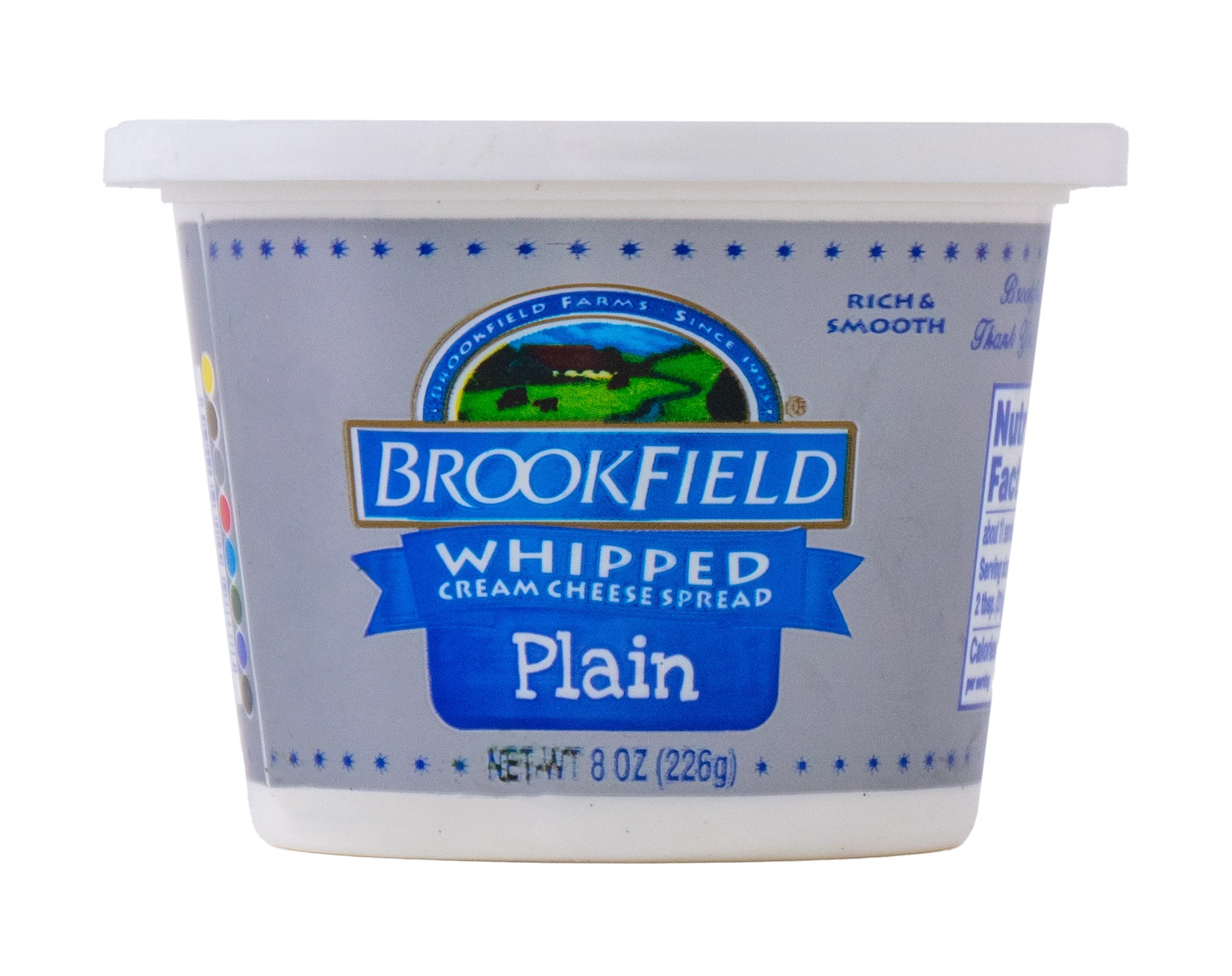 CREAM CHEESE SPREAD WHIPPED PLAIN -
                12/8OZ