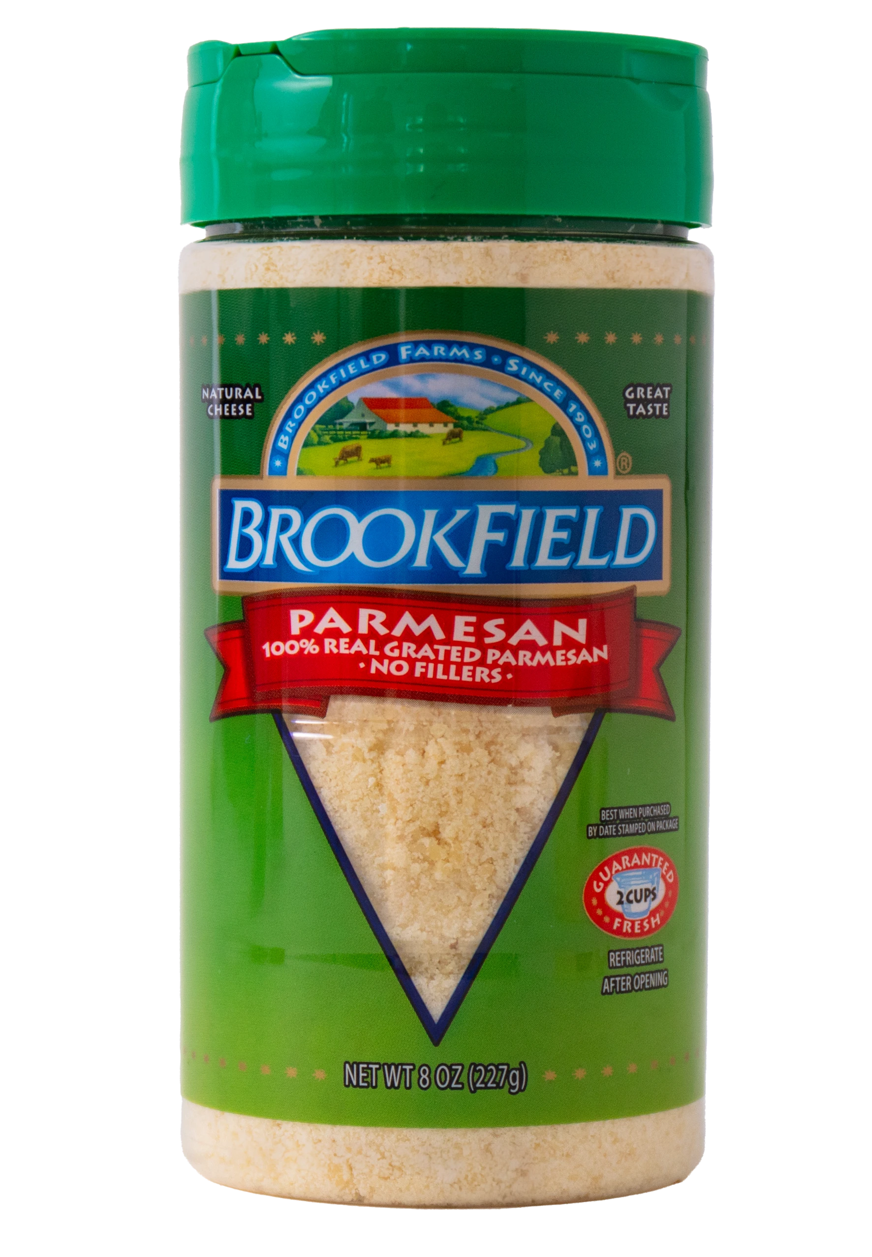 BROOKFIELD PARMESAN GRATED CHEESE -
                8 OZ