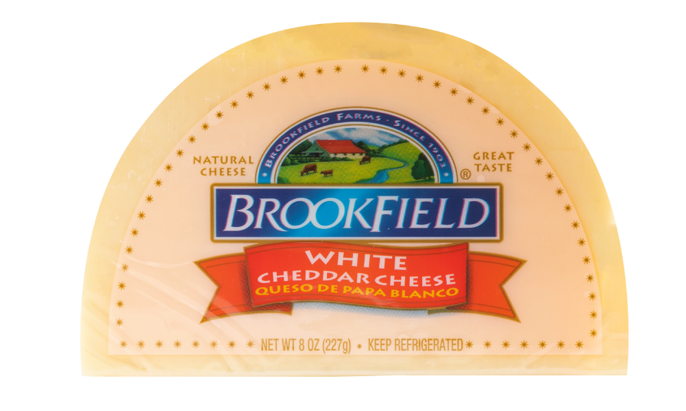 BROOKFIELD WHITE CHEDDAR CHEESE -
                8 OZ
