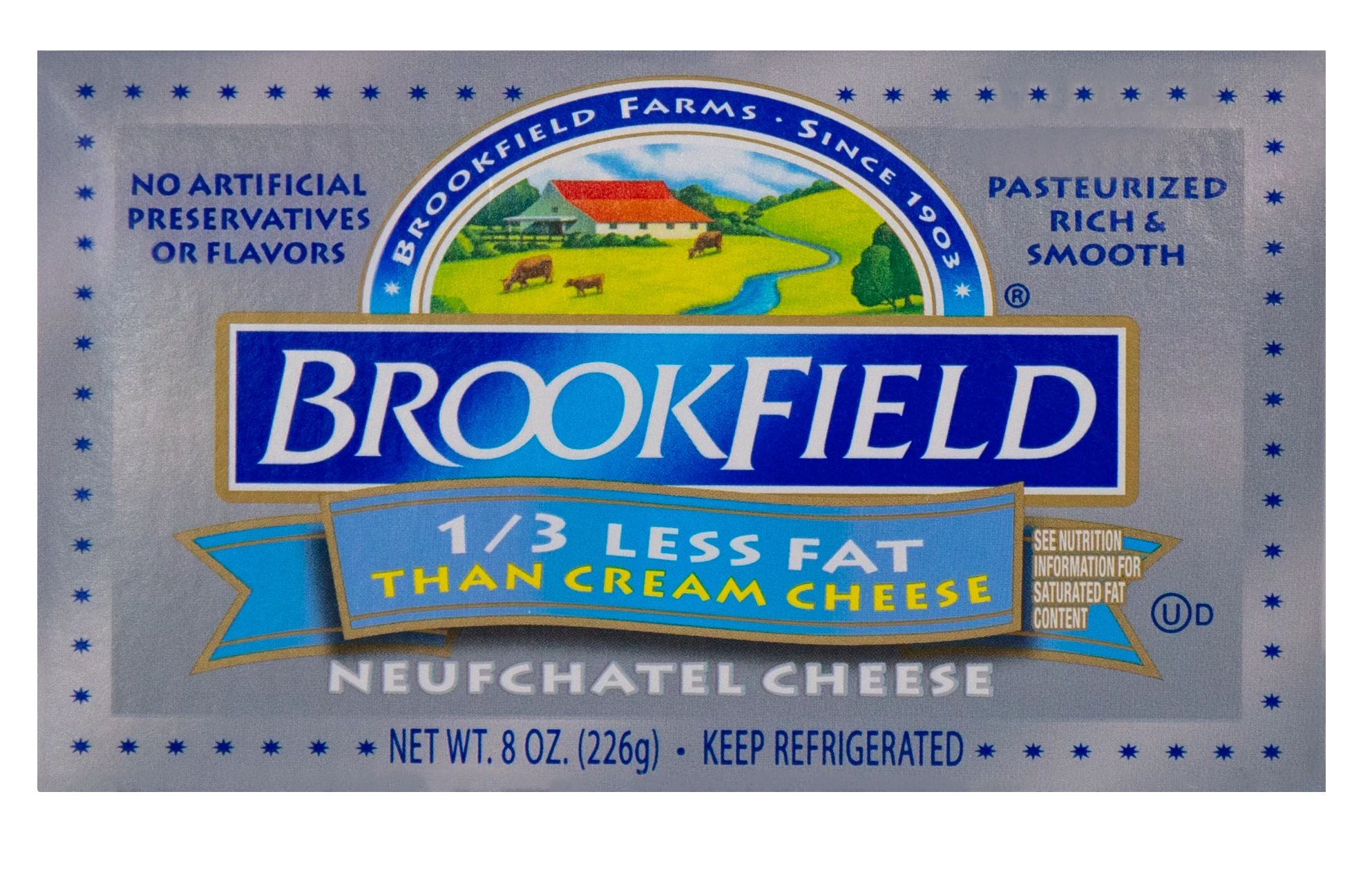 BROOKFIELD CREAM CHEESE LOW FAT Neufchatel -
                36/8oz