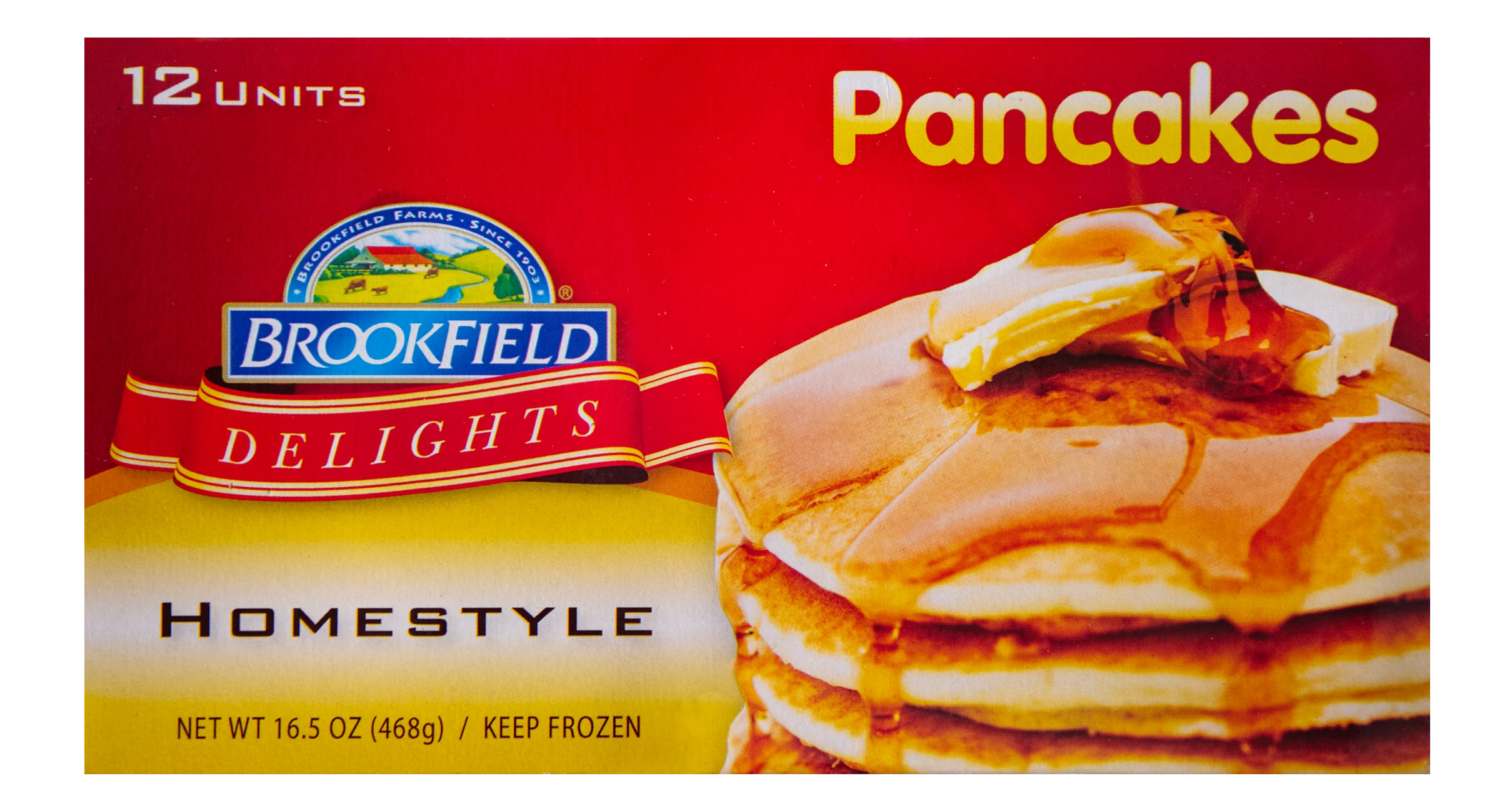 BROOKFIELD DELIGHTS HOMESTYLE PANCAKES -
                16.5 OZ