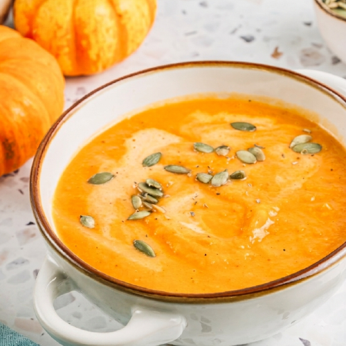 Crema de Calabaza con Queso Parmesano