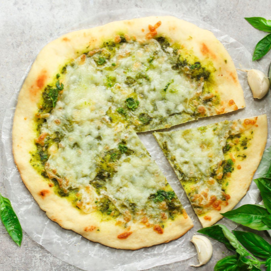 Homemade Pesto Pizza