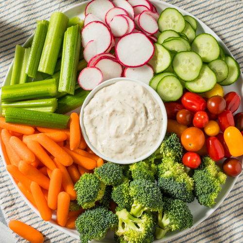 Dip de Ranch con Tomate y Tocineta